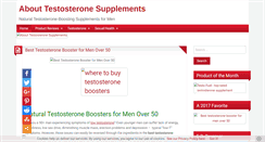 Desktop Screenshot of abouttestosterone.net